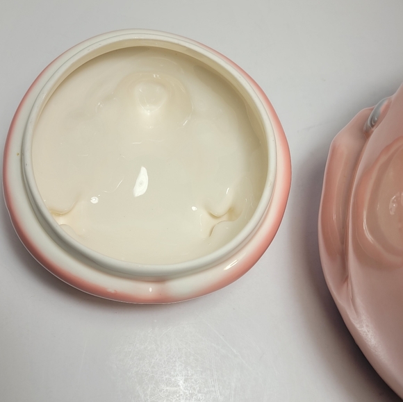 Pink Pig Out Vintage Clay Art Cookie Jar 1991 Excellent - Picture 10 of 16